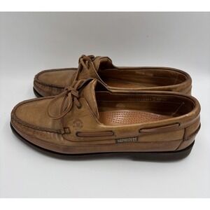 Mephisto Hurrikan Air Relax Spinnaker Loafers Boat Shoes Leather Men's Sz 12